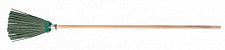 Метла Сибртех 63227 полипропиленовая, 295х255х1490 мм, веерная, деревянный черенок от Водопад  фото 2