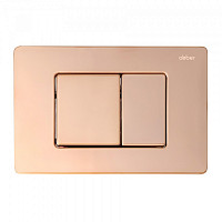 Кнопка смыва Abber AC0120RG нержавеющая сталь, золото розовое от Водопад  фото 1
