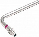 Трубка Г-образная аксиальная Rehau 16/250 мм, для радиатора, нерж.сталь