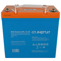 Аккумулятор AGM Энергия Е0201-0059 АКБ 12-55 GPL от Водопад  фото 2