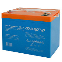 Аккумулятор AGM Энергия Е0201-0061 АКБ 12-75 GPL от Водопад  фото 4