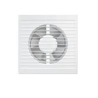 Бытовой вентилятор Auramax A 5C, D125 мм, 36 дБ, 140 м3/ч, полистирол, белый, обратный клапан от Водопад  фото 2