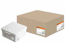 Распаячная коробка Tdm ОП SQ1401-0113, 100х100х55 мм, крышка, IP 54, 8 вх. от Водопад  фото 1