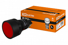 Кнопка Tdm SВ-7 SQ0704-0025 "Стоп" с возвратом, 1НЗ, D 22 мм, красная, IP 40 от Водопад  фото 1