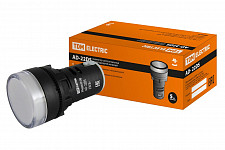 Лампа сигнальная Tdm AD-22DS SQ0702-0001, (LED) матрица D 22 мм белый 230 В от Водопад  фото 1