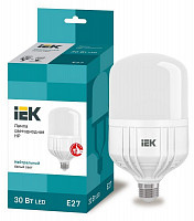 Лампа светодиодная IEK HP LLE-HP-30-230-40-E27, 30 Вт, 4000 К нейтральный белый, E 27 от Водопад  фото 1