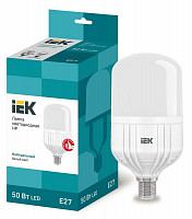 Лампа светодиодная IEK HP LLE-HP-50-230-40-E27, 50 Вт, 4000 К нейтральный белый, E 27 от Водопад  фото 1