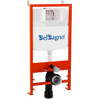 Инсталляция для унитаза Belbagno BB026/BB050CR.MAT с кнопкой смыва от Водопад  фото 2