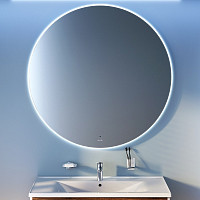 Зеркало AM.PM X-Joy M85MOX41101S круг с интерьерной Led подсветкой, ИК-сенсорром, 110 см от Водопад  фото 2