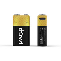 Аккумулятор Duwi USB-C 62014 3 Li-Ion,"Крона", 9 V, 450 мАч, 1 шт, кабель для зарядки от Водопад  фото 1