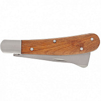 Нож садовый Palisad 79002 складной, копулировочный, 173 мм, деревянная рукоятка от Водопад  фото 3