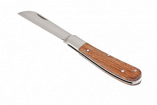 Нож садовый Palisad 79003 складной, прямое лезвие, 173 мм, деревянная рукоятка от Водопад  фото 2
