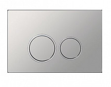 Кнопка смыва Aquanika Basic R-type 01.02.19, круглые клавиши, хром от Водопад  фото 1