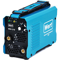 Сварочный инвертор Wert WIN 210 140-250В, 4.7кВт, 20-210А, ПВ=210А/60%, O1.6-5мм, 2.5кг от Водопад  фото 1