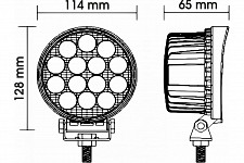 Фара светодиодная Вымпел 5184 WL-142CF ближний свет, металлический корпус 14 диодов от Водопад  фото 2