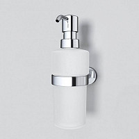 Диспенсер стеклянный для жидкого мыла AM.PM Sense L A7436900 с настенным держателем, хром от Водопад  фото 4