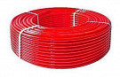 Труба из сшитого полиэтилена Valtec PEX / Evoh 20х2,0 мм, универсальная, пресс, красная, 1 м