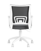 Кресло оператора Stool Group Topchairs ST-BASIC-W серая ткань, крестовина белый пластик от Водопад  фото 5