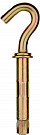 Анкерный болт с крюком Зубр 302372-08-040 Профессионал М8 x 40 мм 60 шт.