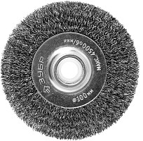 Щетка дисковая для точильно-шлифовального станка Зубр Профессионал 35185-100_z02 Ø 100 мм от Водопад  фото 1