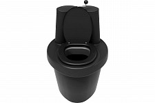 Торфяной туалет Rostok 206.1000.899.0 черный от Водопад  фото 3