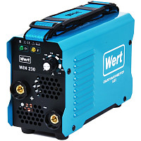 Сварочный инвертор Wert WIN 230 140-250В, 5.3кВт, 20-230А, ПВ=230А/60%, O1.6-5мм, 2.6кг от Водопад  фото 1