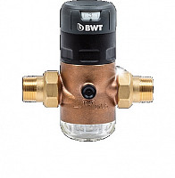 Редуктор давления BWT D1 Red (мембранный) 1/2" Н-Н, 1,5-7 бар, бронза (под манометр, с фильтром) для ГВС от Водопад  фото 2