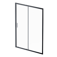 Душевая дверь Am.Pm Gem Solo W90G-150-1-195BT 150х195, стекло прозрачное, профиль черный матовый от Водопад  фото 1