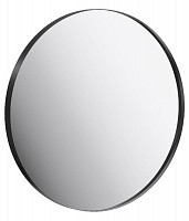 Зеркало Аквелла RM RM0208BLK 80 см в металлической раме, черное от Водопад  фото 1
