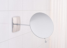 Зеркало косметическое Ridder Gamora О3209500 5х-увелич. магнит.шарнир хром от Водопад  фото 3