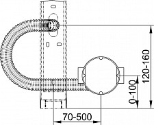 Комплект Keuco 17699000002 для встраиваемого монтажа кабеля и блока питания зеркал от Водопад  фото 2