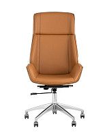 Кресло руководителя Stool Group TopChairs Crown NEW, коричневое от Водопад  фото 3