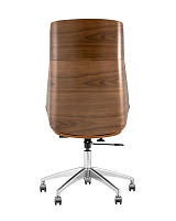 Кресло руководителя Stool Group TopChairs Crown NEW, коричневое от Водопад  фото 5