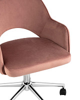 Кресло офисное Stool Group Кларк, велюр, розовый от Водопад  фото 2