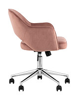 Кресло офисное Stool Group Кларк, велюр, розовый от Водопад  фото 4