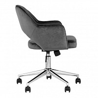 Кресло офисное Stool Group Кларк, велюр, серый от Водопад  фото 2