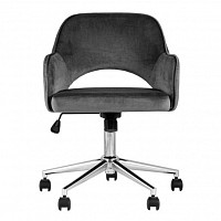 Кресло офисное Stool Group Кларк, велюр, серый от Водопад  фото 3