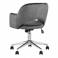 Кресло офисное Stool Group Кларк, велюр, серый от Водопад  фото 5