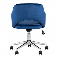 Кресло офисное Stool Group Кларк, велюр, синий от Водопад  фото 4