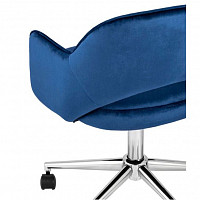 Кресло офисное Stool Group Кларк, велюр, синий от Водопад  фото 5