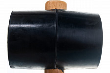 Киянка Sparta 11161 1130 г черная резина деревянная рукоятка от Водопад  фото 3