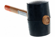 Киянка Sparta 11161 1130 г черная резина деревянная рукоятка от Водопад  фото 5