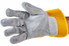 Перчатки Сибртех 679022 спилковые комбинированные, усиленные, размер XL от Водопад  фото 1