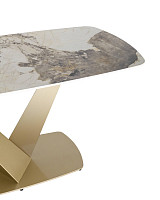 Стол обеденный Stool Group Аврора 160*90 керамика светлая от Водопад  фото 3