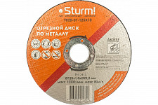 Отрезной диск Sturm! 9020-07-125x10 по металлу от Водопад  фото 1