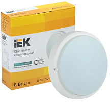 Светильник IEK LDPO0-4001-8-4000-K01, LED ДПО 4001 8Вт IP54 4000K круг белый от Водопад  фото 4