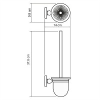 Щетка для унитаза подвесная WasserKRAFT Diemel K-2227 от Водопад  фото 2