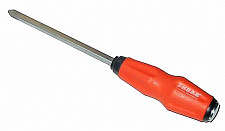 Отвертка Skrab 41158 SL8 х 150 мм ударная оранжевая резиновая ручка от Водопад  фото 1