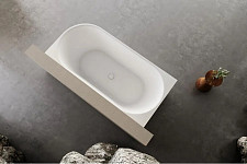 Акриловая ванна Abber AB9438-1.7 L 1700х800х580, белая, левая от Водопад  фото 4