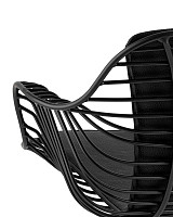 Кресло Stool Group Thomas, черное, с черной подушкой от Водопад  фото 5